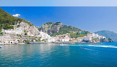 Blick auf Amalfi Blick auf Amalfi
