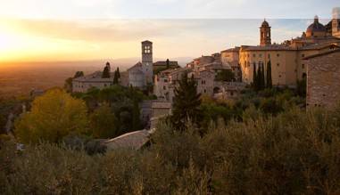 Sonnenaufgang über Assisi Sonnenaufgang über Assisi