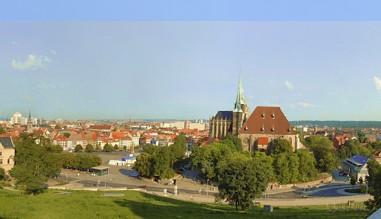 Blick über Erfurt