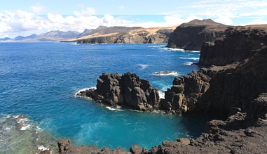 An der Westküste von Fuerteventura nahe Punta Pesebre