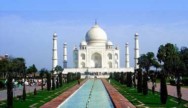 Das Taj Mahal in Indien