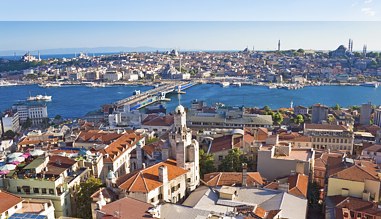 Blick auf Istanbul