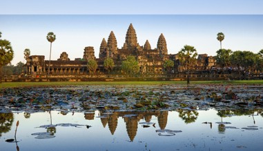Das weltbekannte Angkor Wat in Kambodscha Das weltbekannte Angkor Wat in Kambodscha