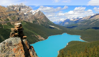 Peyto Lake im Banff Nationalpark in Kanada