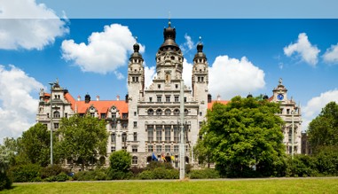 Das Neue Rathaus in Leipzig