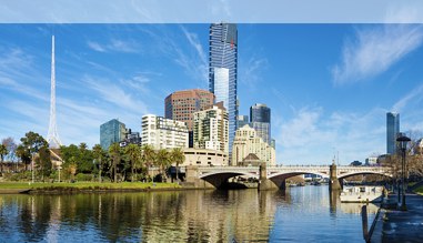 Blick auf Melbourne Blick auf Melbourne