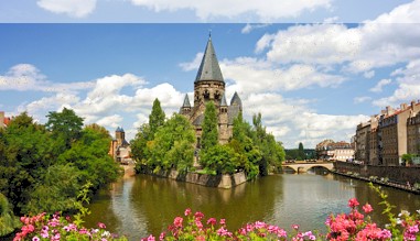 An der Mosel in Metz An der Mosel in Metz