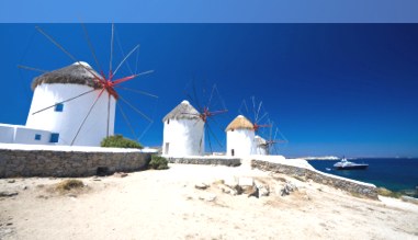 Windmühlen auf Mykonos