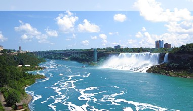 Blick auf die Niagara Fälle