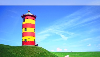 Leuchtturm in Ostfriesland