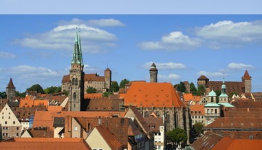 Blick über Nürnberg