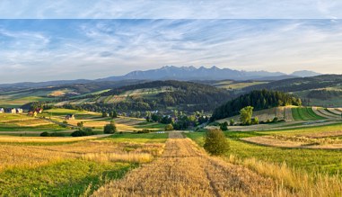 Blick hinüber zum Tatra Gebirge (Polen)