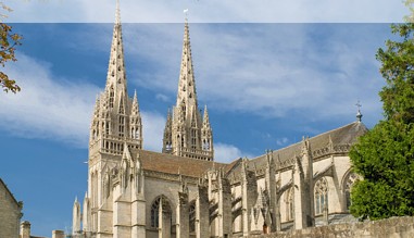Die Kathedrale von Quimper Die Kathedrale von Quimper