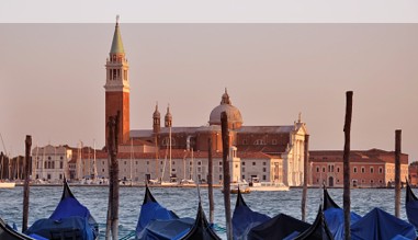 Blick auf Venedig von der Lagune aus Blick auf Venedig von der Lagune aus