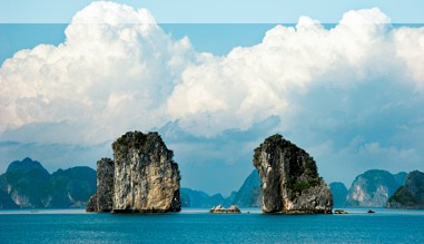 Halong Bucht in Vietnam Halong Bucht in Vietnam