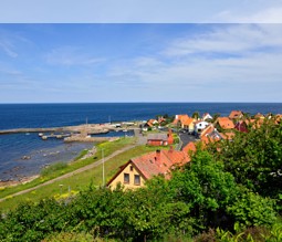 Dorf auf Bornholm