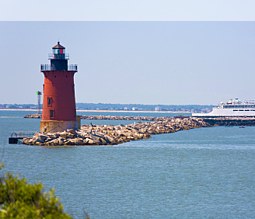 Cape Henlopen Beacon in Delaware