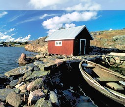 Fischerhütte in Finnland