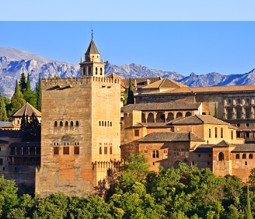 Blick auf die Alhambra in Granada