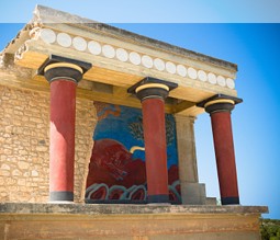 Der antike Palast des Knossos auf Heraklion