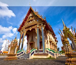 Buddhistischer Tempel auf Koh Samui