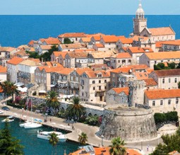Blick auf die Adria vor Korcula Blick auf die Adria vor Korcula