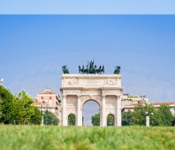 Der Arco della Pace in Mailand