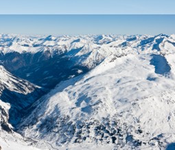 Winter in den Österreichischen Alpen