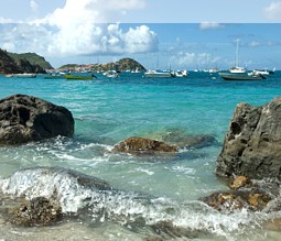 An der Küste von Saint Barthélemy An der Küste von Saint Barthélemy