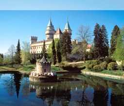 Blick auf das Schloß Bojnice