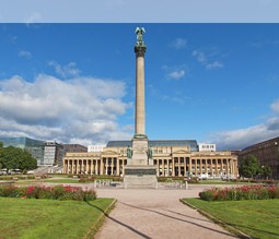 Der Schloßplatz in Stuttgart