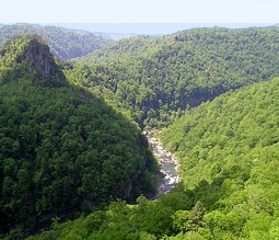 Breaks Canyon in Virginia - Bildrechte siehe Impressum (USA - Virginia) Breaks Canyon in Virginia